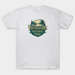 Voyageurs National Park Old Illustration T-Shirt